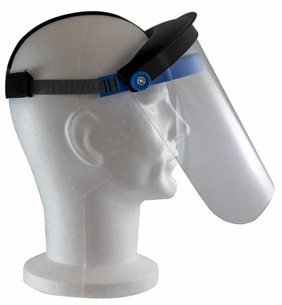 Visiera protettiva regolabile orientamento a 180° conformità alla norma EN 166:2001 protezione ottimale e comfort duraturo