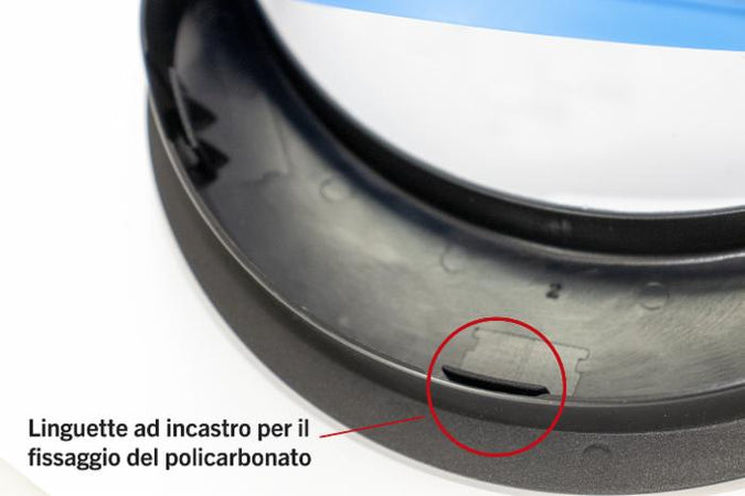 Visiera protettiva regolabile orientamento a 180° conformità alla norma EN 166:2001 protezione ottimale e comfort duraturo