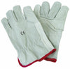 Guanto in pelle fiore-crosta taglia XL