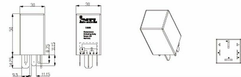 Centralina preriscaldo candelette 12V per motori Lombardini
