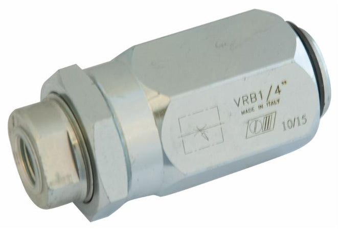 Valvola di strozzamento bidirezionale da 1/4"