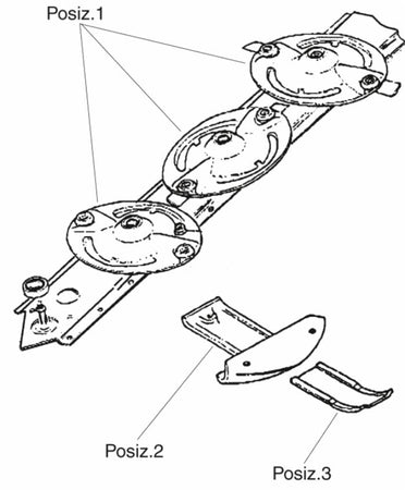 Pattino falciatrice rotativa adattabile Kuhn 56205800
