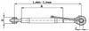 Terzo punto cat. I-II lunghezza 545-790mm adattabile John Deere AL39170