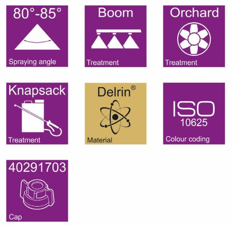 Ugello a cono verde confezione da 10 pezzi