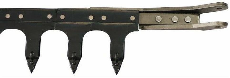 Dentiera 14 denti con testa tranciata lunghezza 2,12 mt adattabile a a Gribaldi & Salvia Superior 394