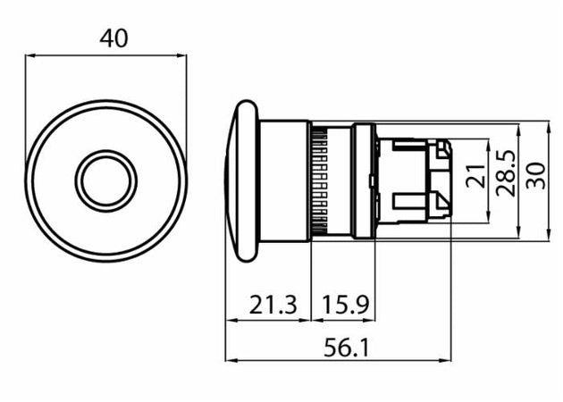 Pulsante arresto di emergenza
