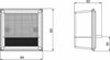 Fanale anteriore dx-sx di direzione e posizione 84x83mm