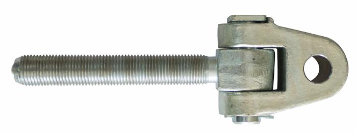 Attacco snodato Ø 32 spessore 51mm filettato M36x3 destro