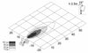 Faro da lavoro 4 LED rotondo ad ampio raggio 12W IP67