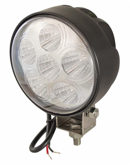 Faro da lavoro 6 LED rotondo ad ampio raggio 18W IP67