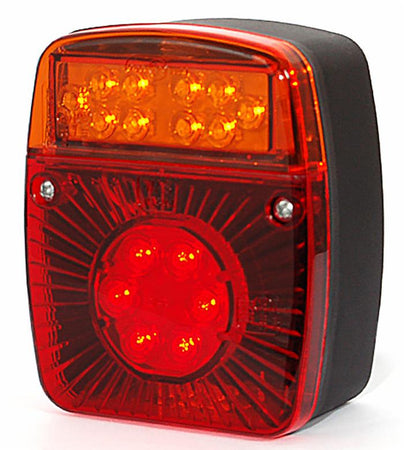 Fanale posteriore LED dx 12-24V 121x56x101mm