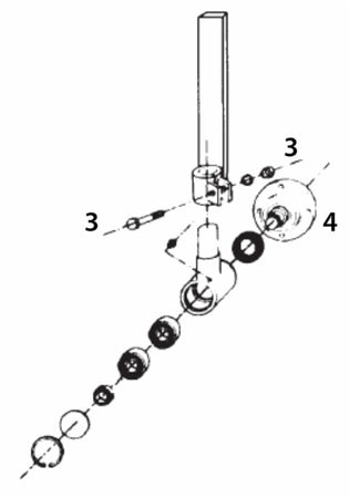 Mozzo completo per avanvomere tipo 2