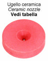 Ugello in ceramica AMT Ø 15x3 con foro Ø 1,8mm confezione da 15 pezzi