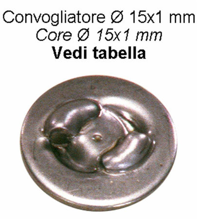 Convogliatore acciaio ø15x1 cieco