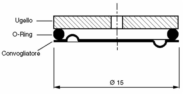 Convogliatore acciaio ø15x1 cieco confezione da 15 pezzi