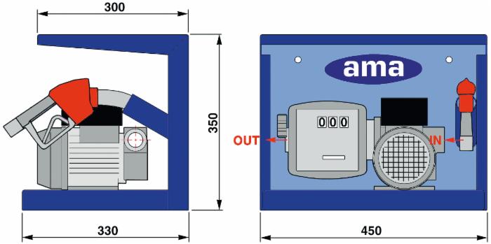 Distributore ad uso privato per gasolio "Easy Pump Counter"