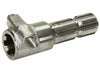 Riduzione per presa di forza con pulsante e proifilo esteno 13/8 con 6 scanalature profilo interno 13/8 Z21 e lunghezza 150mm Confezione da 1pz
