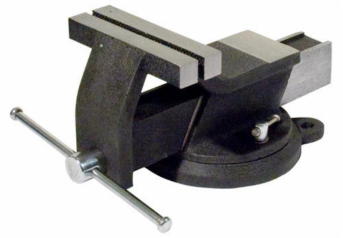 Morsa da banco in acciaio con base girevole 150mm