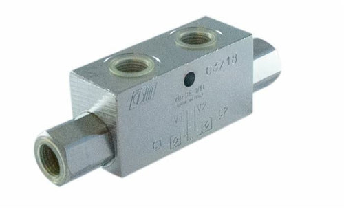 Valvola di blocco doppio effetto da 1/4