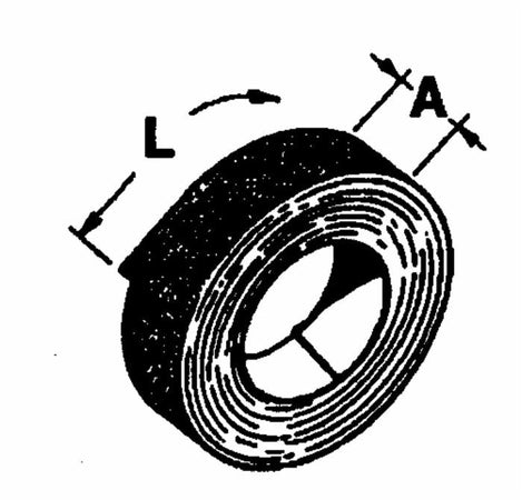 Cinghia Rotopressa Bugnata 50m Larga 178mm Spessore 6mm lunghezza di 25 metri