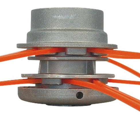 Testina spollonatrice per decespugliatore taglio a 2 livelli in alluminio