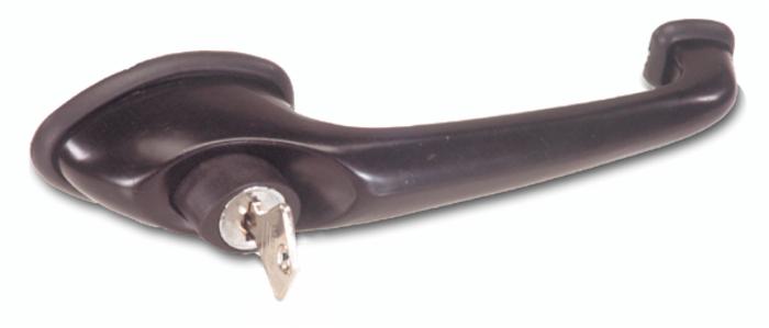 Maniglia per cabina trattore in zama dx-sx con chiave