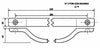 Maniglia interna lunghezza 245mm