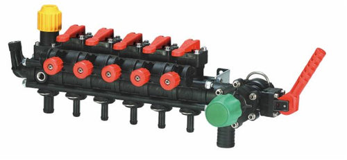 Gruppo comando diserbo manuale 5 vie