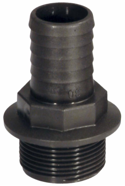 Raccordo portagomma dritto Ø 32 filetto maschio