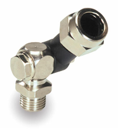 Getto snodato singolo con filetto maschio 1/4'G confezione da 3 pezzi