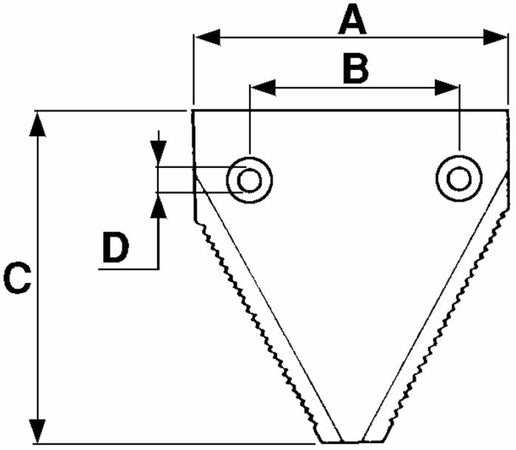 Sezione Rigata Svasata G&S 1431/036R-158120V confezione da 15 pezzi