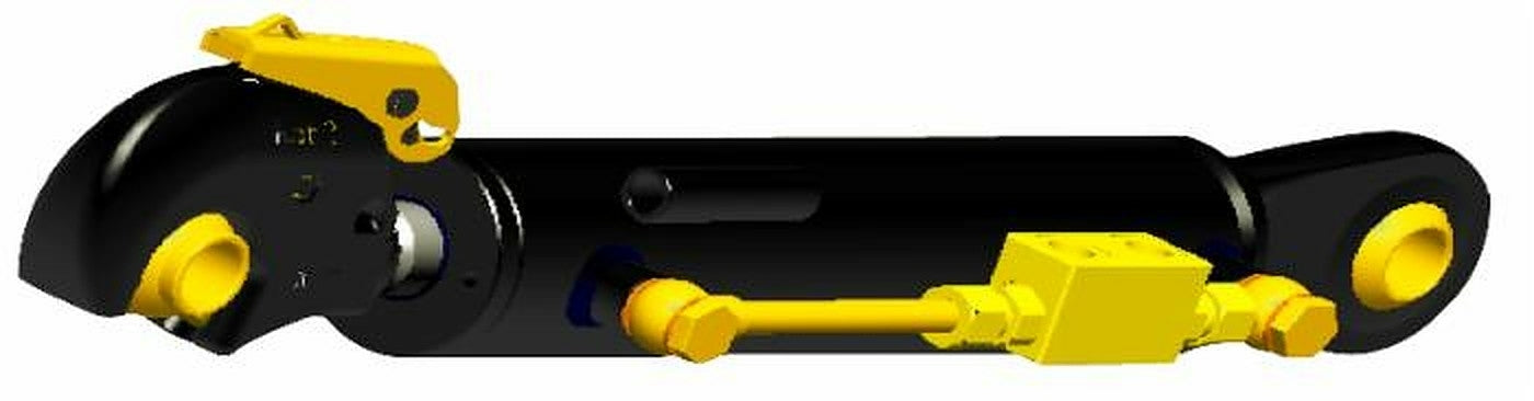 Braccio laterale idraulico lunghezza 530-675mm alesaggio 60mm