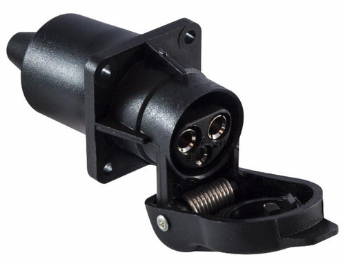 Presa a 3 poli con 4 fori di fissaggio