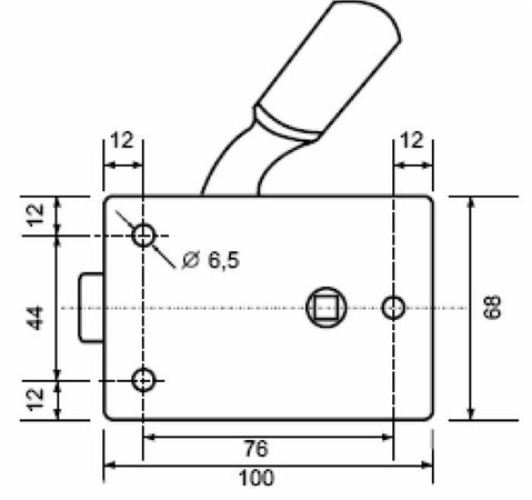 Serratura destra universale
