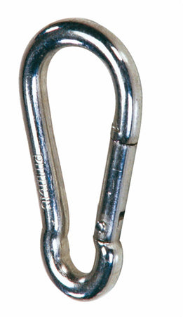 Moschettone filo diametro 6mm lunghezza 60mm confezione da 15 pezzi