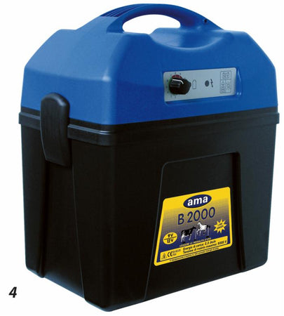 Elettrificatore per recinti Ama B2000 a batteria da 12/9V