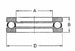 Cuscinetto assiale a sfere tipo mod. 51205