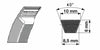 Cinghia trapezoidale in gomma telata tipo Z34mm 865