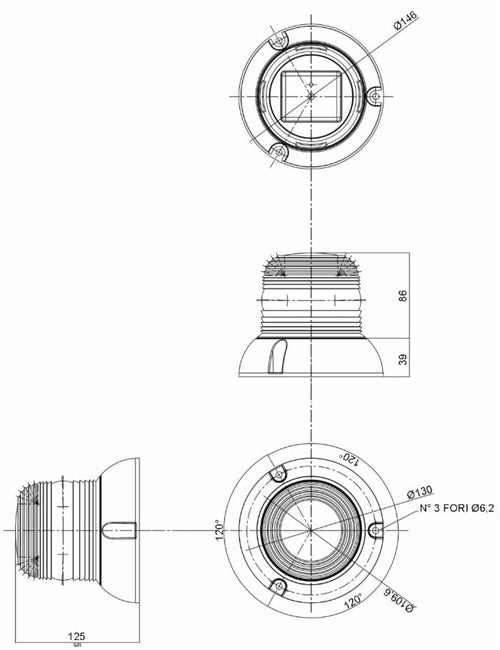 Lampeggiante flash 10-100V