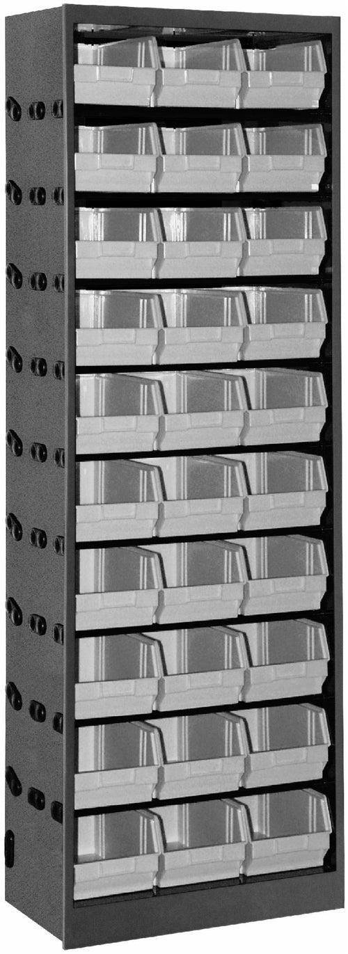Armadio metallico con 30 contenitori