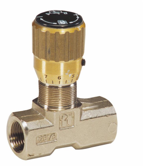Regolatore di flusso bidirezionale da 3/8 in ottone