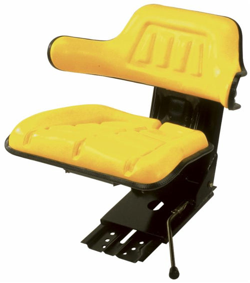 Sedile avvolgente con molleggio sky giallo