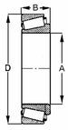Cuscinetto conico mod. 32207 adattabile a 32207
