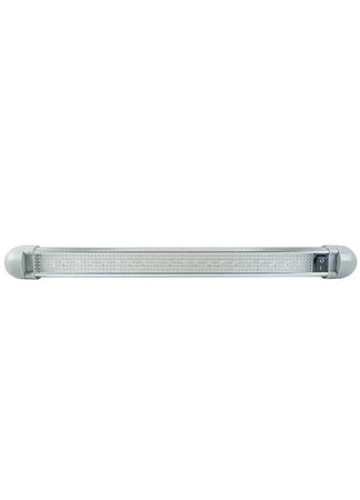 Plafoniera a LED 12-24V per cabina trattore 343x33mm direzionabile