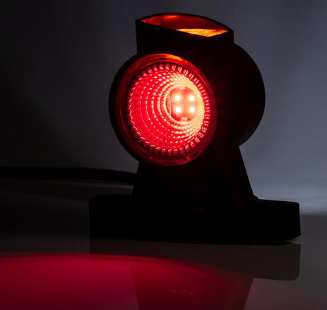 Luce di ingombro dx a LED 12-36V con Luce anteriore - laterale - posteriore