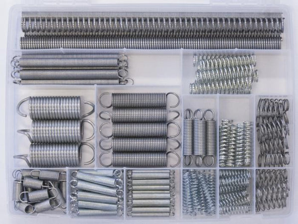 Cassetta assortimento molle trazione e compressione