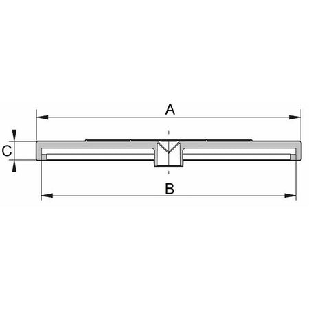 Coperchio in gomma con valvola d'aspirazione Ø 370mm