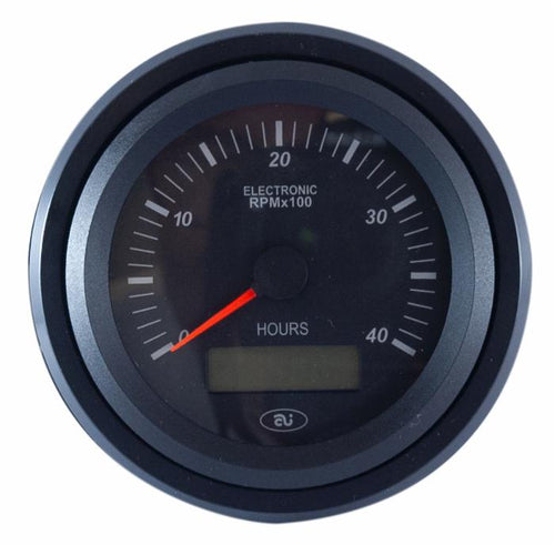 Contagiri e contaore analogico-digitale 4000RPM Ø80mm 10-32V