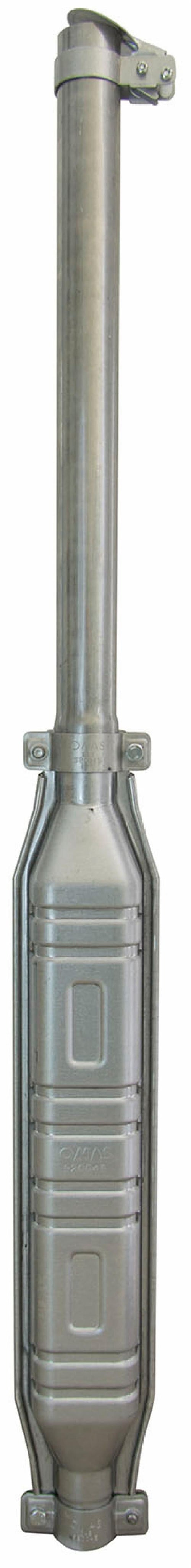 Marmitta completa con prolunga dritta attacco 70mm