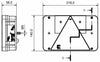 Fanale posteriore alogeno dx 220x140mm 6 funzioni luminose